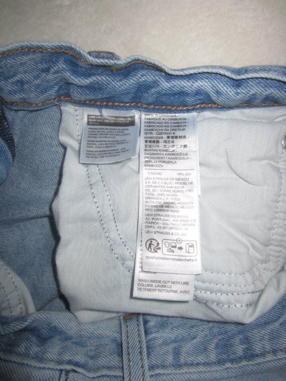 LEVI’S Premium Baggy Dad Jeans Women’s 25 - Picture 6 of 9
